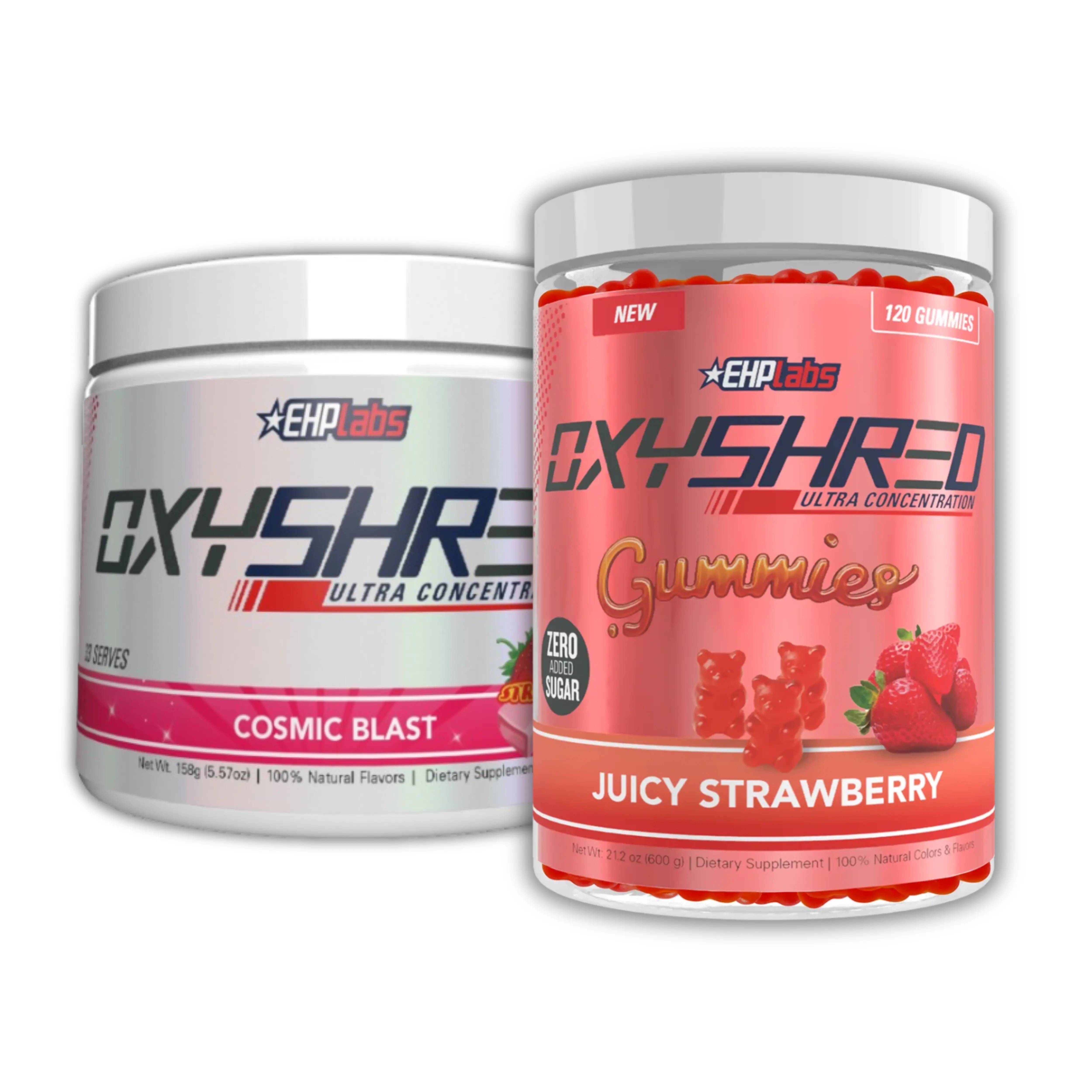 Summer Gear Up x Summer Shred Shred & Gummies Bundle | OxyShred Ultra + OxyShred Gummies | Daily Energy & Metabolism Support | Best-Selling Combo