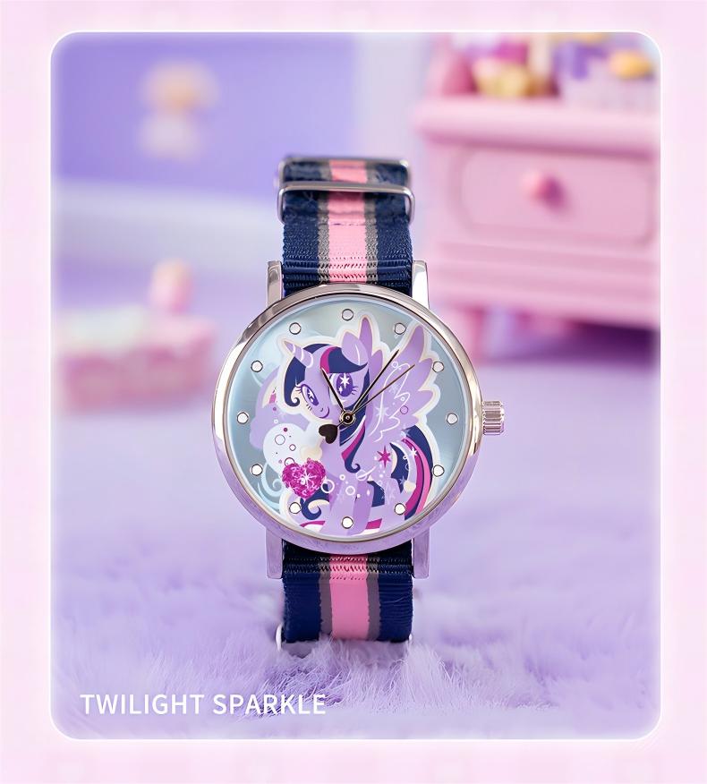 My Little Pony Magic Sweetheart Series Blind Box Watch MLP Characters Inspired Design Mystery Collectible Watch Twilight Sparkle Rarity Pinkie Pie Apple Jack Rainbow Dash Fluttershy Ideal Christmas New Year Holiday Gift for Girls