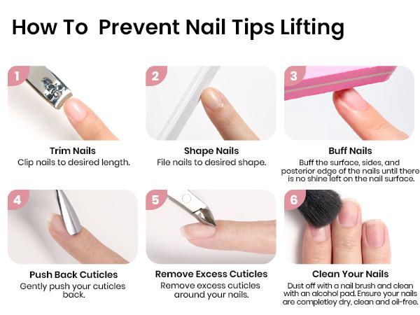 Beetles Tipex Instant Apex Nail Tips Thick Acrylic Nail Set for Flat Nails Manicure Stiletto Square Almond Coffin Nail Tips Nail Art DIY Gift for Women