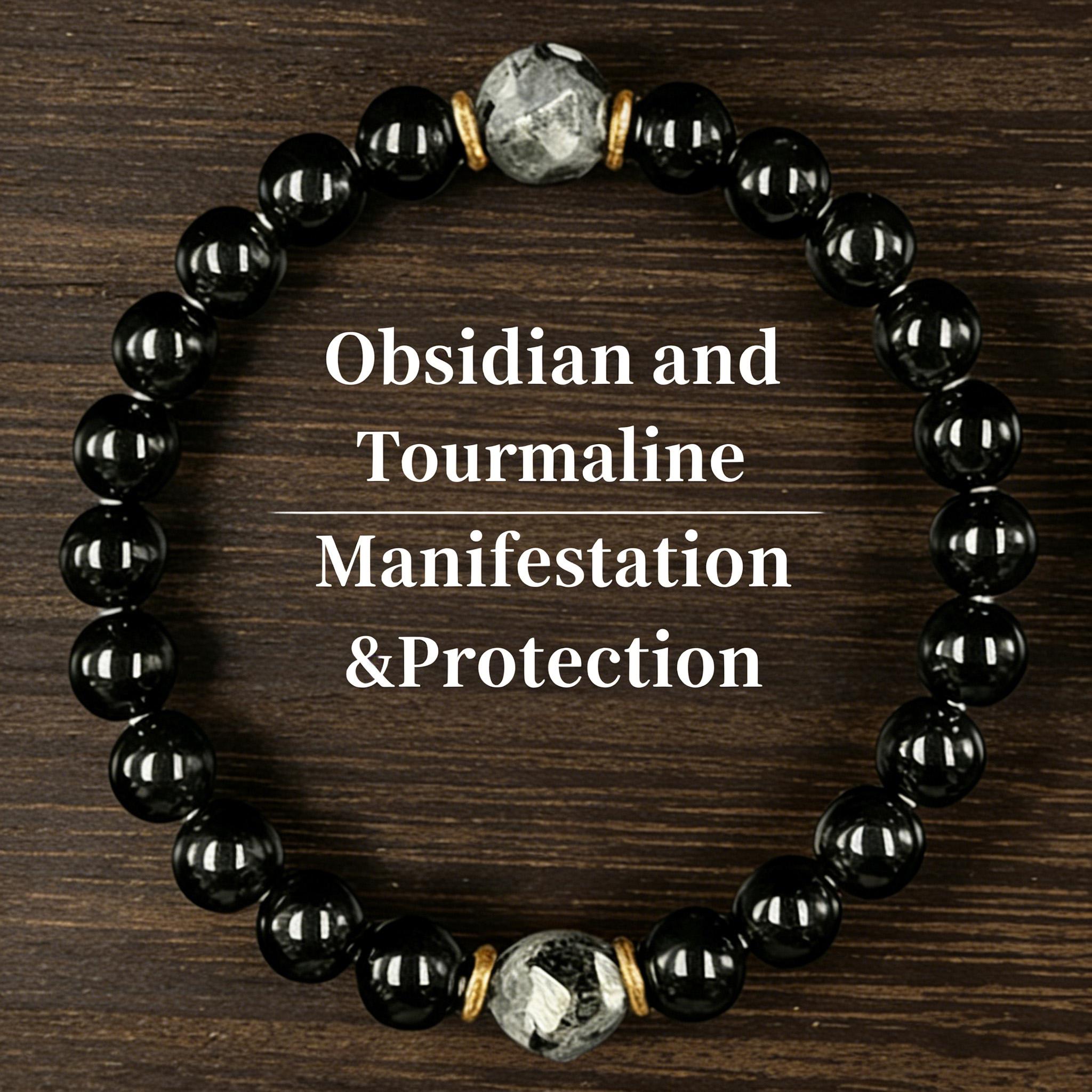 4 Pcs Exquisite Bohemian Beaded Bracelet - Tiger Eye, Obsidian, Jewelry for Banquet Party, and Gift for Her female couple bracelet fashion artificial bracelet daily wear party banquet elegant bohemian Colorblock Beaded Crystal Bracelet