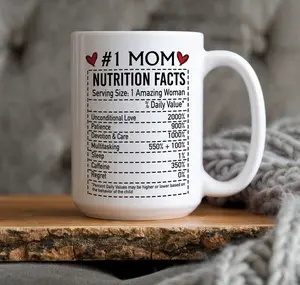 Coffee Mugs, Mom Gifts, Mom Nutrition Facts Mug, Mothers Day Gifts, Mother Gifts, Gifts For Mom, Mama Gifts, Birthday Gifts For Mom