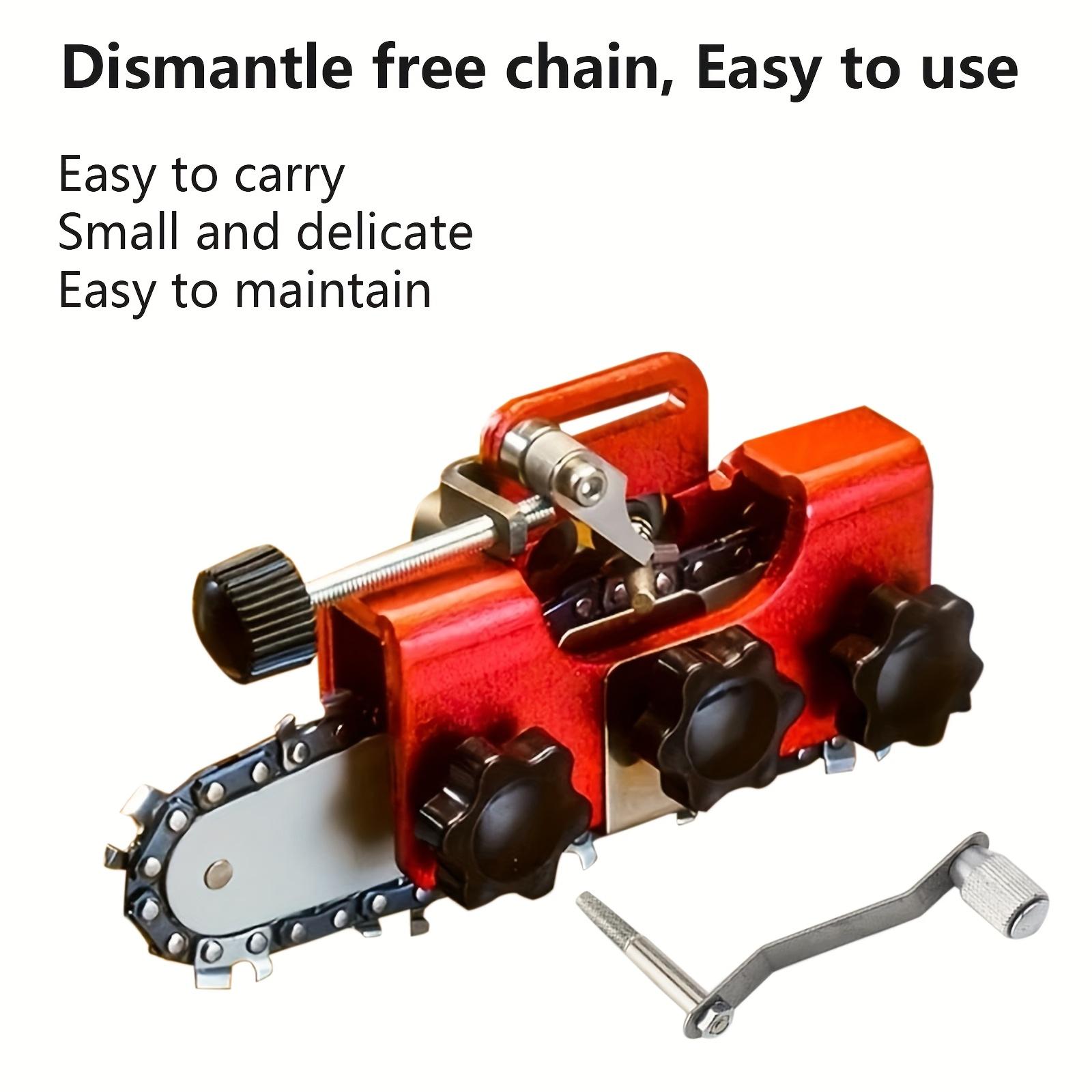 Portable Chain Saw Blade Sharpener, 1 Set Manual Chainsaw Blade Sharpener, Chain Saw Accessories for Home & Garden, Power Tool Accessories, Heavy-Duty