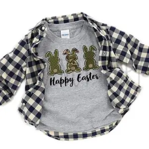Camo Easter bunny shirt, boys easter shirt, Bunny shirt for boys, easter 2025, Bunny graphic tee, toddler shirt, baby shirt