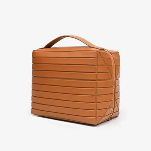 Foldable Waterproof Toiletry Bag – Large Capacity Travel Organizer (8.5x7.5x5.9 Inches)| Compartments for Cosmetics, Toiletries & Essentials – Lightweight, Durable & Spill-Proof