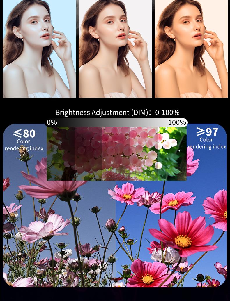 RGB COB Video Light - Compatible with Tripod - 60W USB Charging - Wireless Fill Light, 24 Scene Modes, 13400mAh Battery (5-hour battery life) Suitable for Vlogs, Live Streaming, Photography, and Professional Studio Lighting RGB COB Video Light - Compatible with Tripod - 60W USB Charging - Wireless Fill Light, 24 Scene Modes, 13400mAh Battery (5-hour battery life) Suitable for Vlogs, Live Streaming, Photography, and Professional Studio Lighting