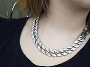 Mens Cuban Link Chain Gold Silver Plated Bling Miami Cuban Necklace Diamond Chain for Men 13MM Iced Out Hip Hop Jewelry 16-20inch