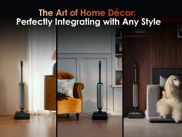 Tineco Floor One S9 Artist Steam Wet Dry Vacuum Cleaner, High-temp Steam Cleaning, 22kPa Suction, 360° SmoothDrive, Anti-Tangle Design, 185°F Flashdry, Long Runtime, 180° Lay-Flat