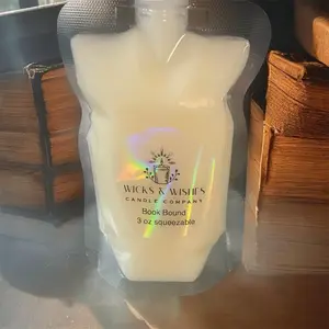 3 oz Squeezable Book Bound Candle Wax for Home Decor, Home Supplies Use
