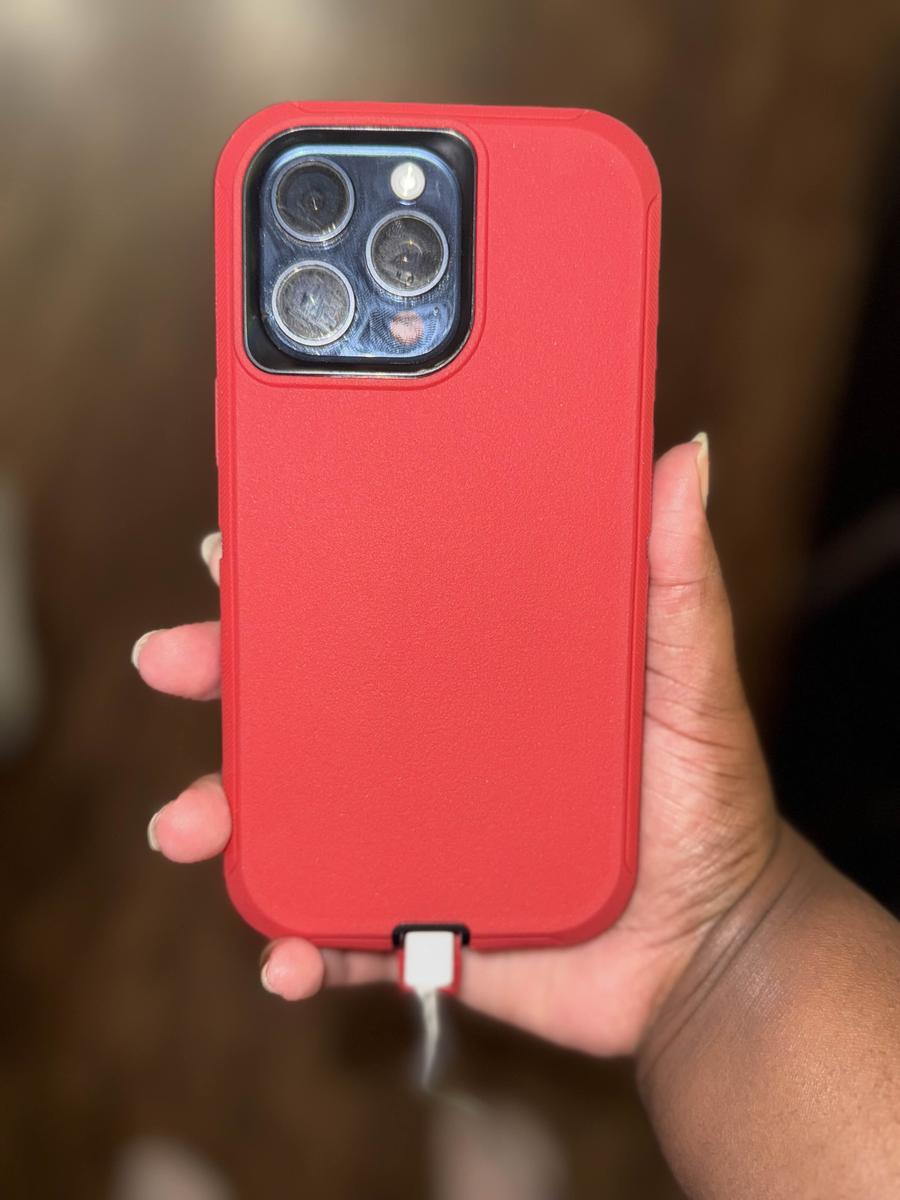 Item: Red | Black, For iPhone 15 Pro Max