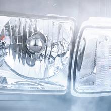 Nilight Headlight Assembly for 2001 2002 2003 2004 2005 2006 2007 2008 2009 2010 2011 Ford Ranger Replacement Headlamp Chrome Housing Amber Reflector