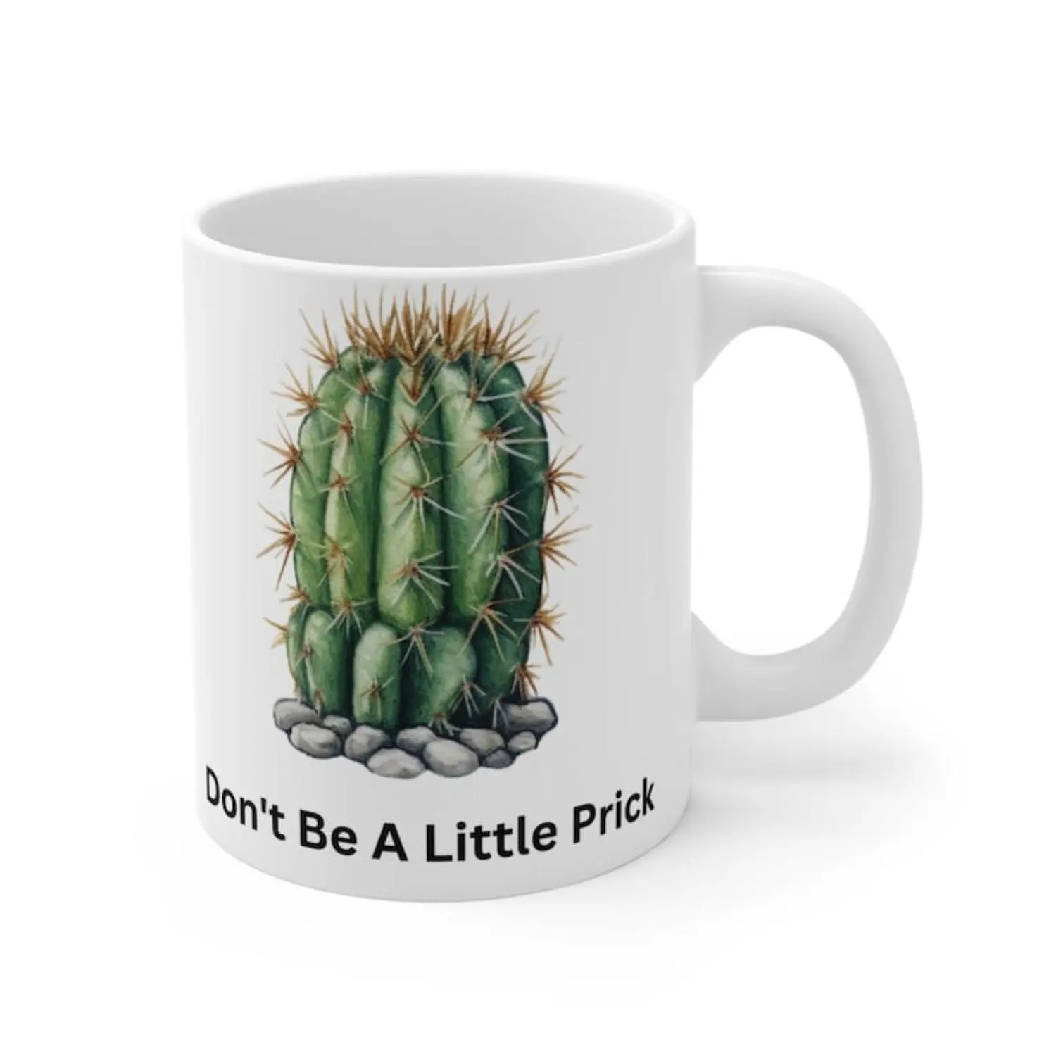 One Piece Eleven Ounce Ceramic Mug