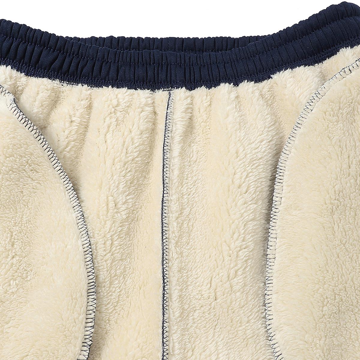 Men's 2-Piece Winter Fleece-Lined ThermalSweatpants,Outdoor Sports Fashion VersatileCasual Pants，Men'S Thermal Joggers