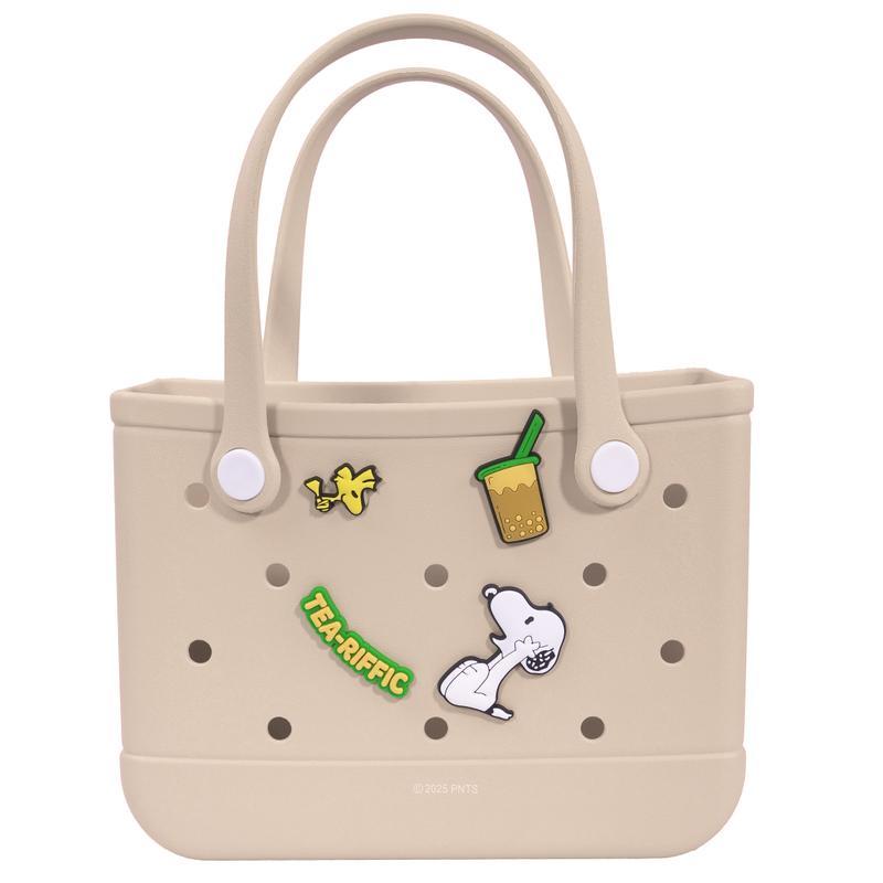 Snoopy Collection Holes Handheld Bag Classic Design Women's Everyday Bag For Travel Portable Storage Versatile Use, Holiday & Holiday Haul