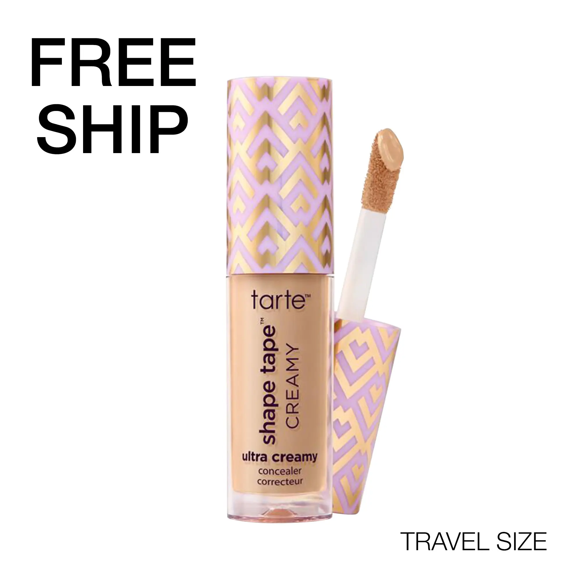 tarte travel-size shape tape creamy concealer - eye cream in a bottle Foundation