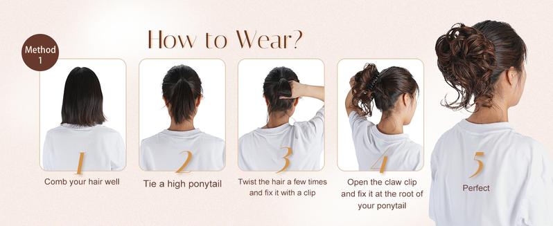 N NAYASA Claw Clip Messy Buns Hair Pieces for Womem Fake Hair Bun Extensions Clip in Ponytail Natural Hair Extensions Hairpieces for Womens N NAYASA Claw Clip Messy Buns Hair Pieces for Womem Fake Hair Bun Extensions Clip in Ponytail Natural Hair Extensions Hairpieces for Womens
