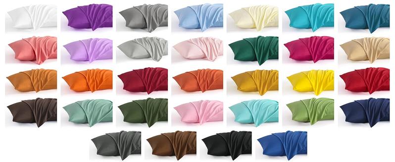 NTBAY Pillowcase Set, 2 Pack Soft Microfiber, Wrinkle-Free & Fade-Resistant, Easy Care