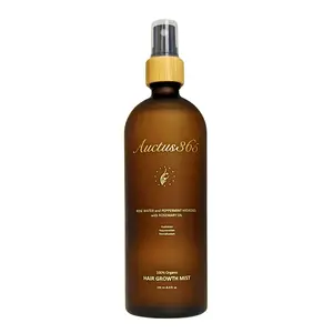Auctus365 100% Organic Hydrating Rose Water Hair Growth Mist, Haircare Floral Hair Loss Treatment