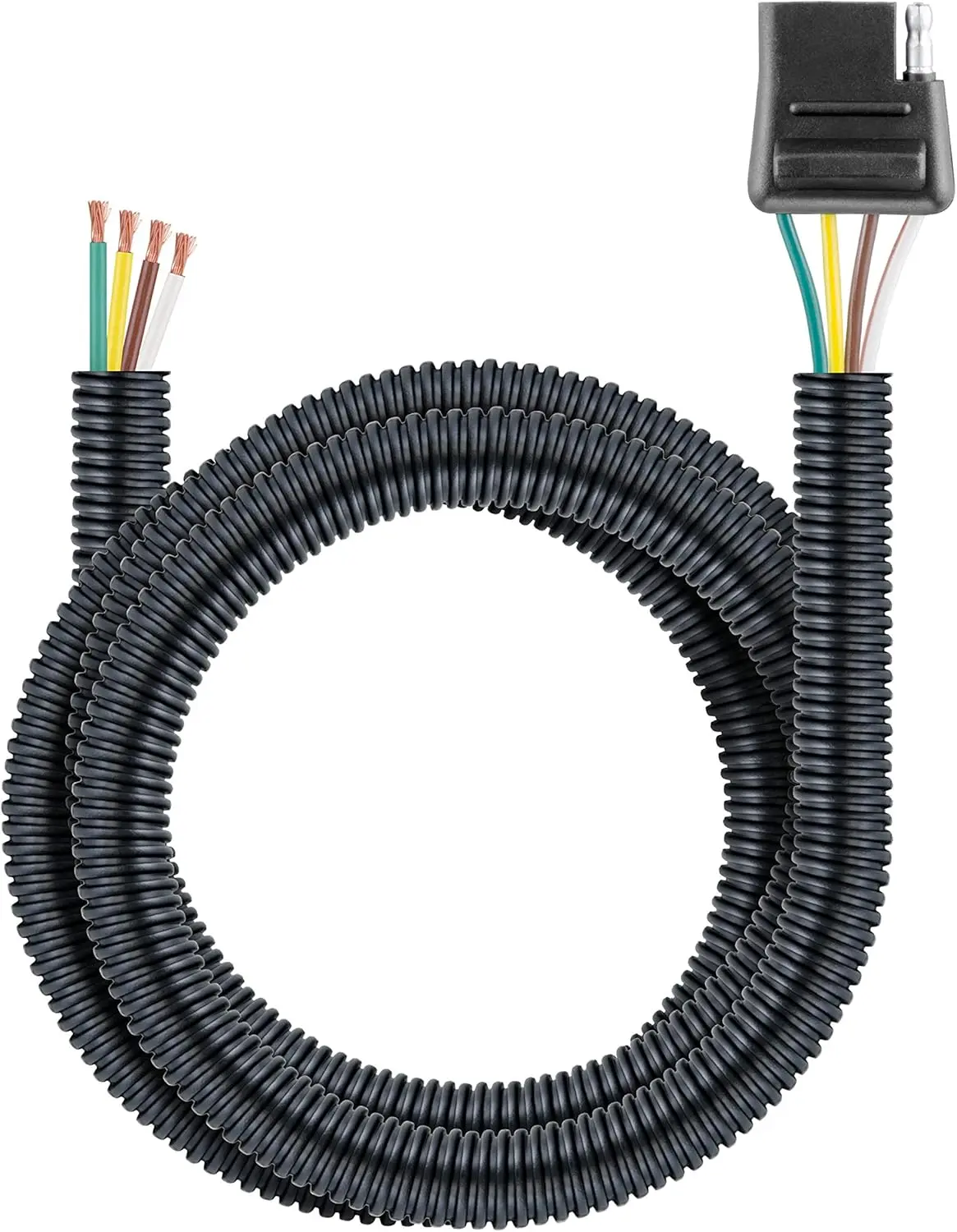 55411 Vehicle-Specific Custom Plug-and-Play 4-Pin Trailer Wiring Harness, SMT Circuitry, Standard Ailer Wiring Output, Fits Select Chevrolet Astro/Blazer, Oldsmobile Bravada, GMC Jimmy/Safari, For Trailer Lighting, Gmc Safari, Custom Wiring Harness