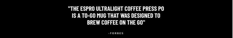 ESPRO P0 Ultralight Travel French Coffee Press Brewing Camping Patented Technology Vaccuum Pots Stainless Steel Tea