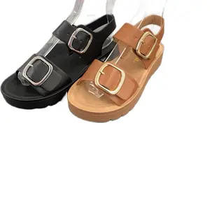 WOMENS SANDAL WITH DOUBLE BUCKLES JACKIE-S