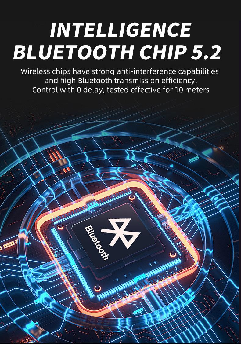 Mobile Phone Gaming Controller Wireless Bluetooth-Compatible Telescopic Gamepad with Cooling Fan for Switch/Android/PC