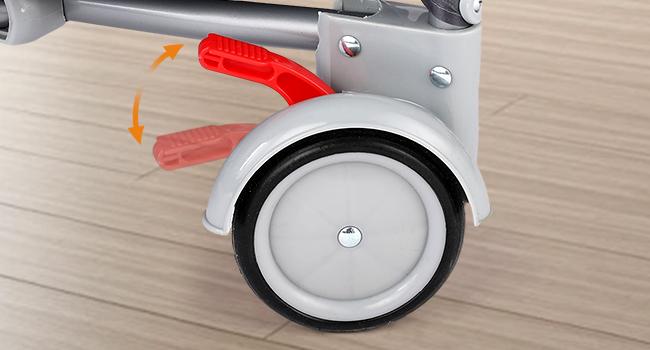 JOYMOR 4 in 1 Pack and Play, Baby Bedside Bassinet, Sturdy Play Yard with Padded Mat and Toy bar with Soft Toys