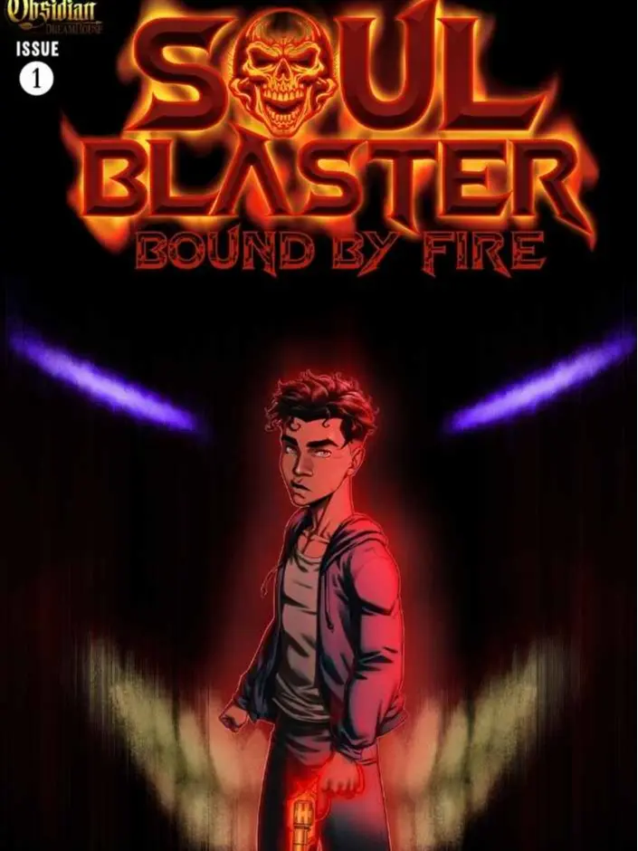 Soul Blaster Bound By Fire Issue #1 English Comic Book, Manga Collectible for Comics Enthusiasts