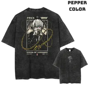 Kurapika Chains Of Judgment Vintage T-Shirt, Hunter x Hunter Shirt, Anime Clothing, Graphic Tee, Unisex Manga Anime T-Shirt, Gift For Men Top Streetwear Menswear Womenswear