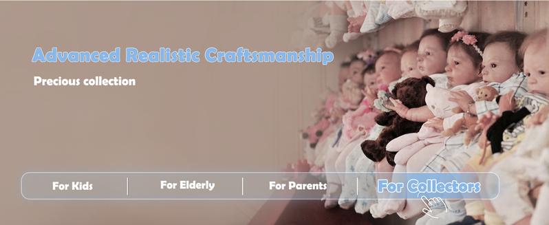 [WOOROY] Reborn Baby Doll New Released - Excellent Gift for Birthday Christmas Gift and New Year, 18 In Lifelike Realistic Baby Doll with Soft Vinyl Body and Cloth Body Doll with Accessories Gift Toys for Kids 3+ girl