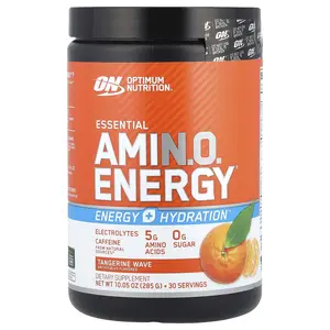 Optimum Nutrition Essential Amin.O. Energy®, Tangerine Wave, 10.05 oz (285 g) Optimum Nutrition Essential Amin.O. Energy®, Tangerine Wave, 10.05 oz (285 g)