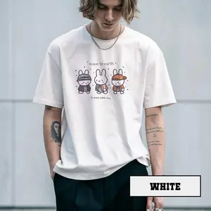 Comfort Colors Wave To Earth Miffy Tee, Playful Kpop Fan Apparel, Aesthetic Indie Rock Band T-Shirt, Trendy Oversized Miffy Bunny Graphic Shirt, Premium Garment Dyed Soft Aesthetic Merch