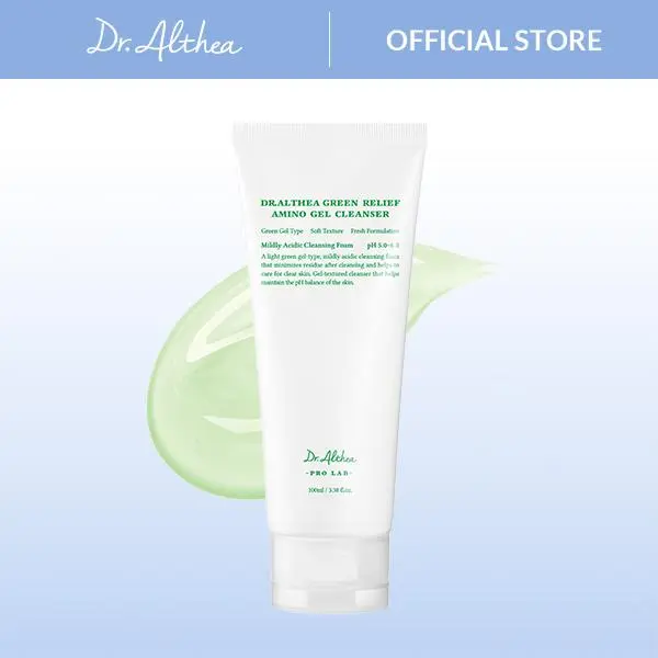 [Dr.Althea Official] Green Relief Amino Gel Cleanser - Lightweight & Hydrating Cleanser, Sensitive Skin Friendly, Vegan Korean Skincare