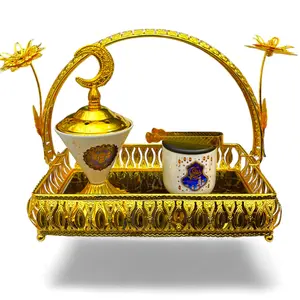 4 Pieces table set for Bakhour  - طقم للبخور أربع قطع