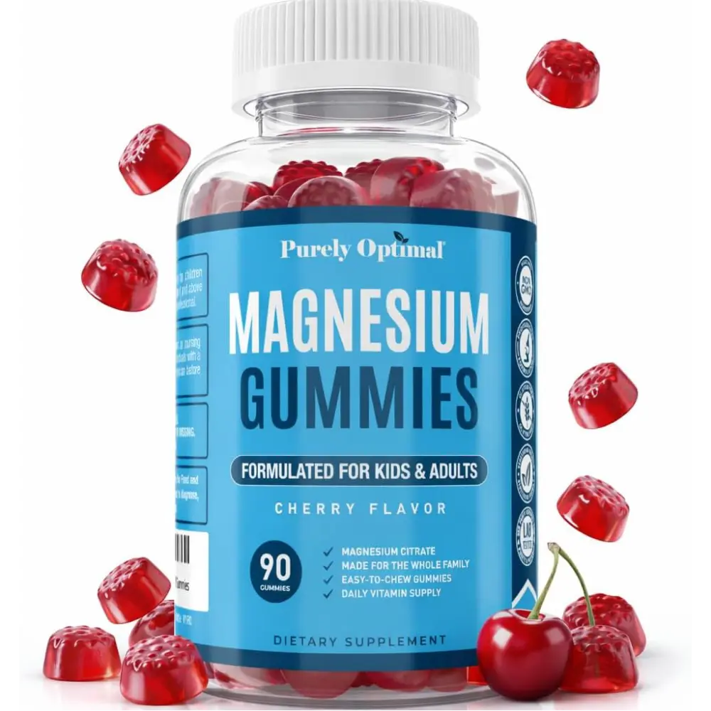Magnesium Citrate Gummies Magnesium Supplement Chewable Gummies for Adults Daily Magnesium Supplement