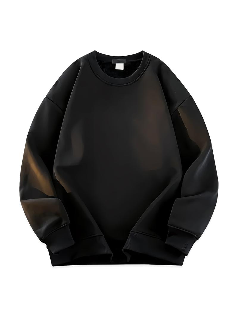 CCCMAI Casual Long Sleeve Crewneck Pullover Sweatshirt for Women & Men Festival Gift Available in Multiple Colors Men's Clothes for Daily Wear