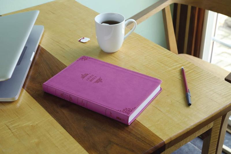 NIV Thinline Bible – Large Print, Pink Leathersoft, Comfort Print (Value Edition) Imitation Leather NIV Thinline Bible – Large Print, Pink Leathersoft, Comfort Print (Value Edition) Imitation Leather