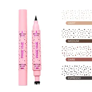Dual-Ended Freckle & Eyeliner Pen – 2-in-1 Waterproof Long-Lasting Makeup Pen for Natural Freckles & Precise Eyeliner