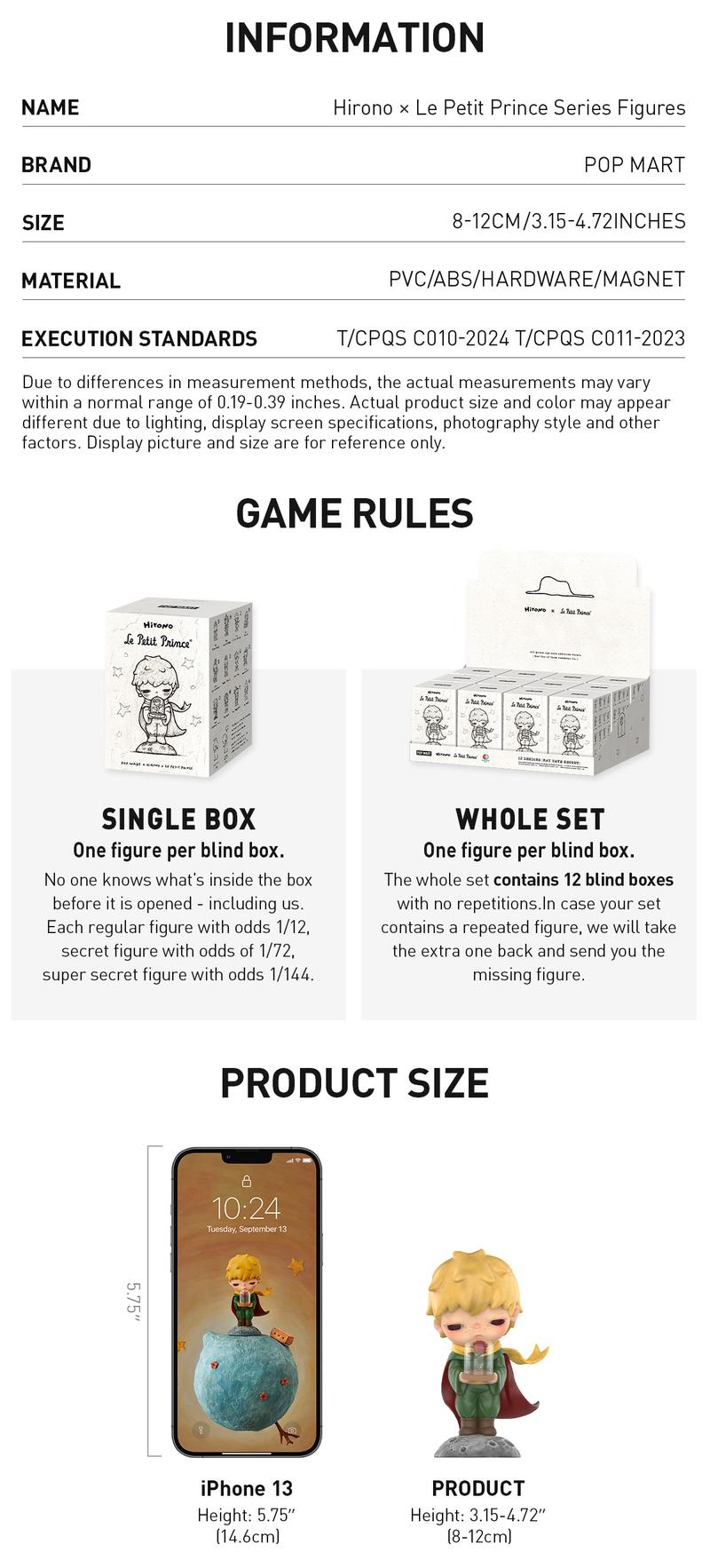 [Spanish]-Hirono×Le Petit Prince Series Figuras Coleccionables Caja Ciega