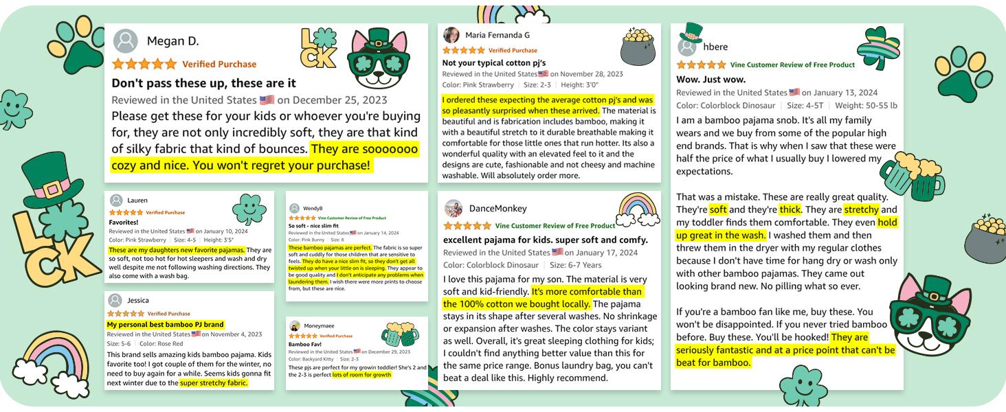 babee Reshinee Moisture-wicking Bamboo Pajama sets for Toddler Boys Girls,Temp-Sensing Babys Kids 2pcs Pjs,Long-Sleeve Snug Fit Sleepwear 12M-8Y Sets,Valentine's Day gift