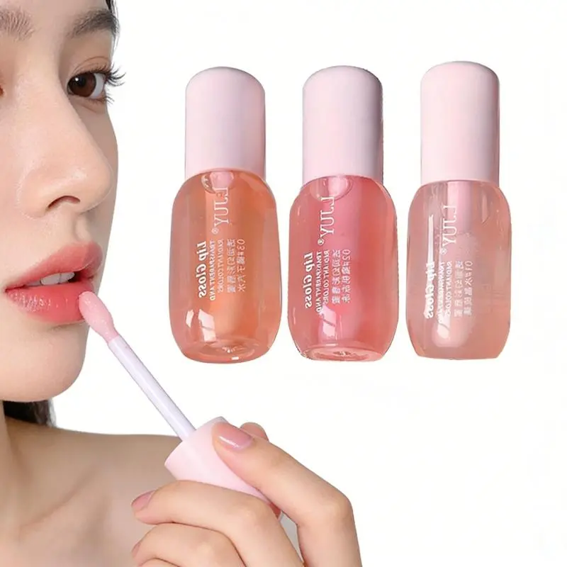 Moisturizing Lip Balm, 3 Counts/set Hydrating Glossy Lip Glaze Stick, Plumping Lip Oil for Girls & Women #TOP PICKS