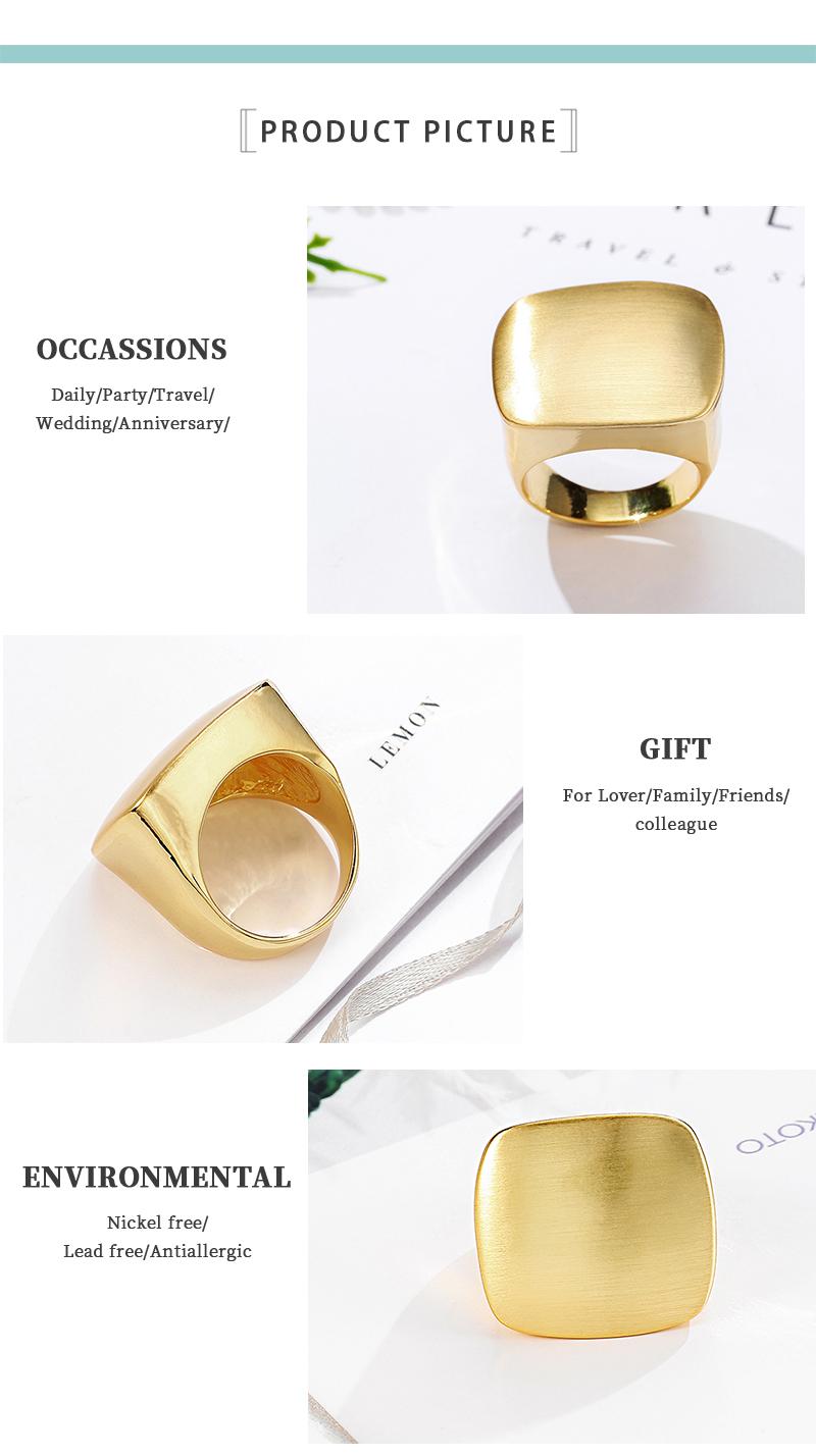 Aprilery Chunky Square Signet Ring – Bold & Versatile Cocktail Ring for Women & Men, Smooth Matte Finish, Solid Construction, Anti-Tarnish, Hypoallergenic, Elegant & Stylish, True to Size, Ideal for Large & Medium Hands - Greenish Aprilery Chunky Square Signet Ring – Bold & Versatile Cocktail Ring for Women & Men, Smooth Matte Finish, Solid Construction, Anti-Tarnish, Hypoallergenic, Elegant & Stylish, True to Size, Ideal for Large & Medium Hands - Greenish