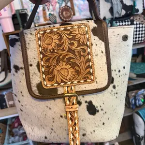 brown medium size backpack