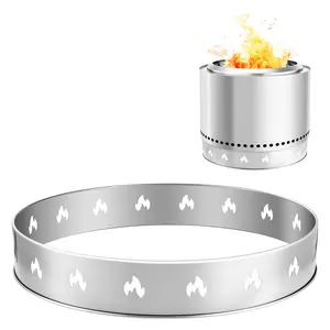 【Summervibes】VEVOR Fire Pit Stand for Solo Stove Bonfire, 27 Inch Smokeless Fire Pit Ring,Stainless Steel Fireplace Stove Ranger Support Frame Accessory, Portable Outdoor Camping Holder Tools for Fireplace