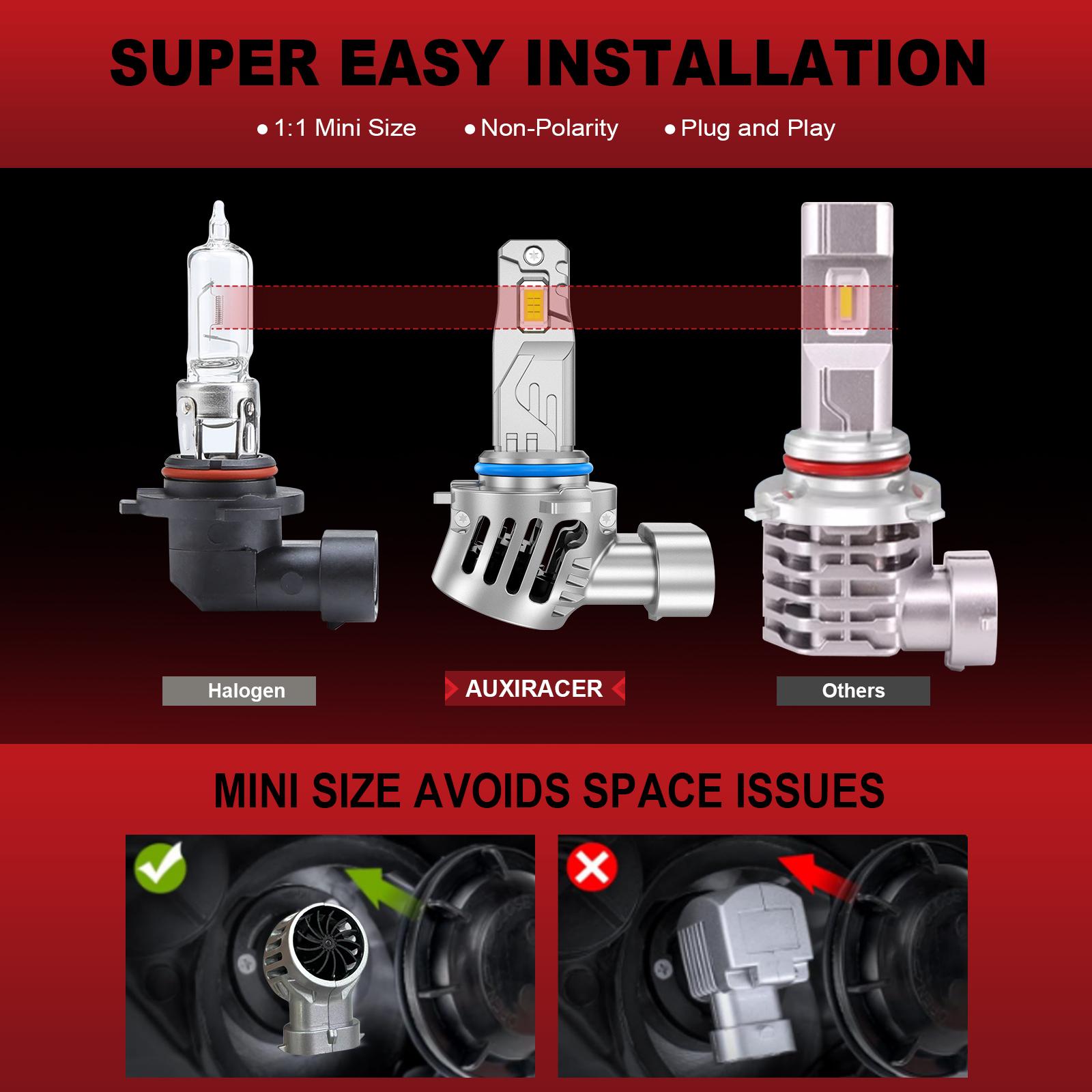 9005 HB3 LED Headlights Kit Low Beam Bulbs 7000LM Super Bright 6000K 9005 HB3 LED Headlights Kit Low Beam Bulbs 7000LM Super Bright 6000K