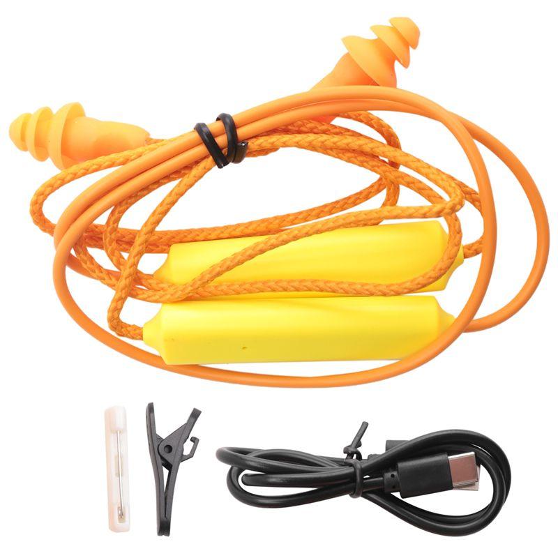 Ear Plugs Bluetooth Earphone for Work, Noise Suppression, Hearing Protection,Construction Sites, Noisy Places Blue