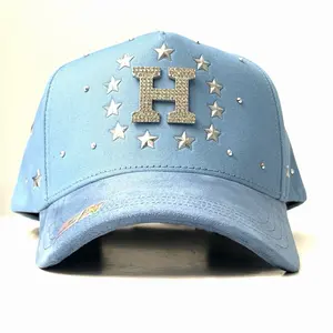 Premium quality Caps’fans H blue