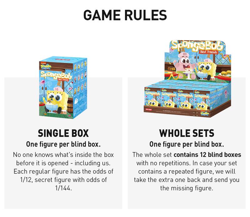 POP MART SpongeBob Best Friends Series Figures