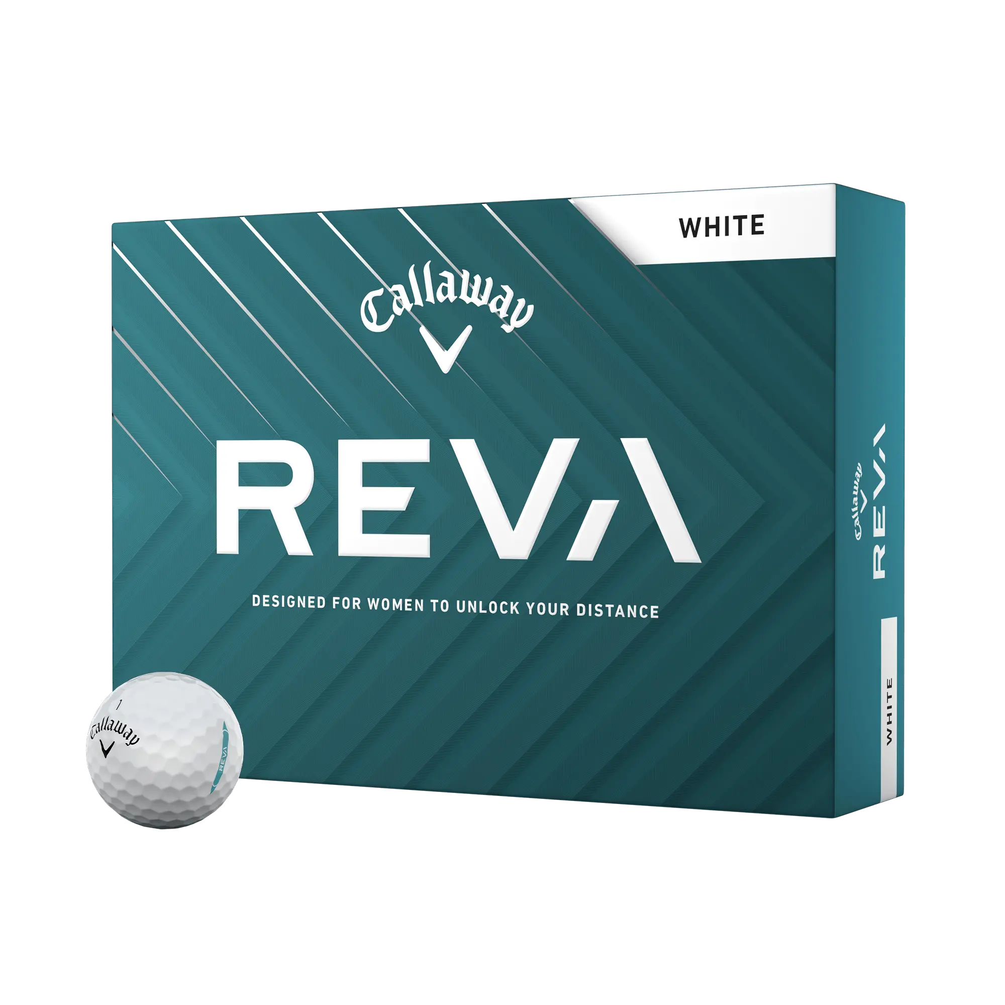 Callaway Golf REVA Golf Balls in White Callaway Golf REVA Golf Balls in White