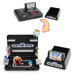 Sega Genesis Display Console - Supervillain Boss Bundle + Sonic 1