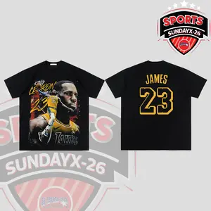 [Youth & Adult] Lebron James 23 For Bron Family High-Quality 100% Cotton T-Shirt (Made In US), King James Fans Hooper Shirt, Lakers Nation Game Day Outfits, Gift For Basketball Fans, Basketball Graphic Tee